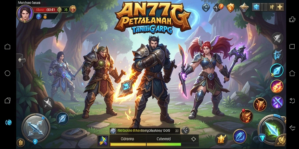 Tangkapan layar gameplay AN777 menampilkan aksi pertarungan yang mendebarkan.