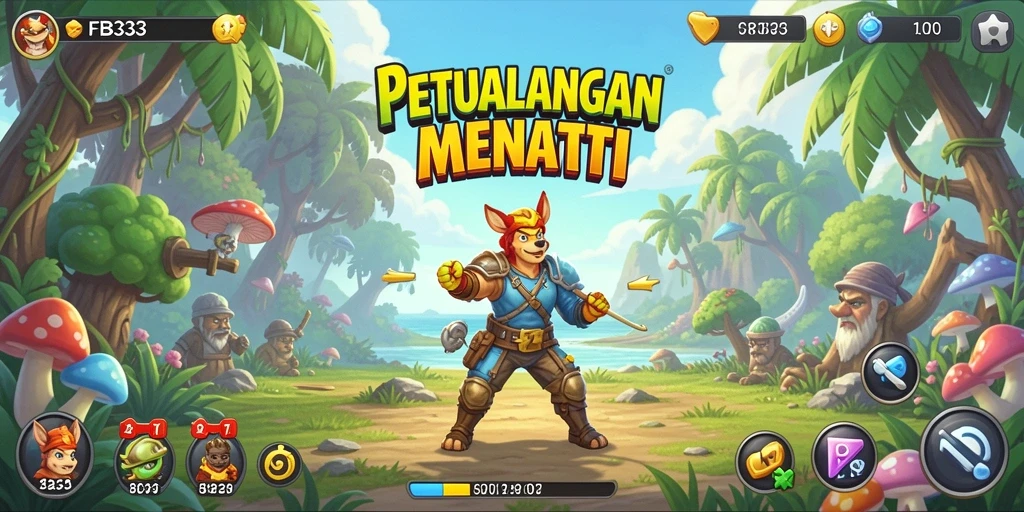 Screenshot FB333 menampilkan karakter dalam aksi petualangan menegangkan.