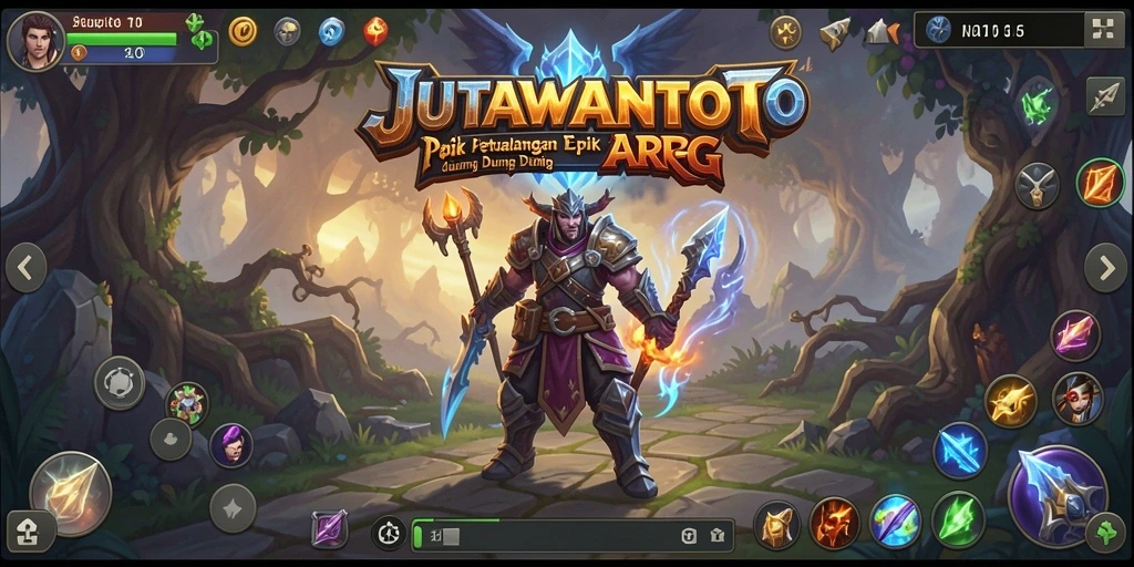 Tangkapan layar gameplay JUTAWANTOTO menampilkan aksi seru dan menantang.