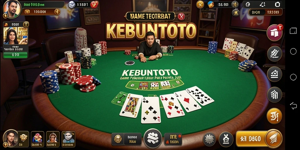 Screenshot menunjukkan gameplay intens di KEBUNTOTO dengan grafik menarik.