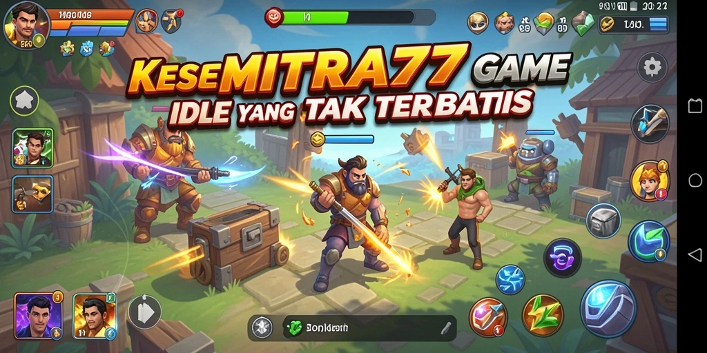 Tampilan gameplay menarik dari MITRA77 yang mengasyikkan.