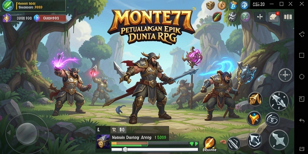 Tampilan menakjubkan dari gameplay <strong>MONTE77</strong> yang menarik di dunia RPG.