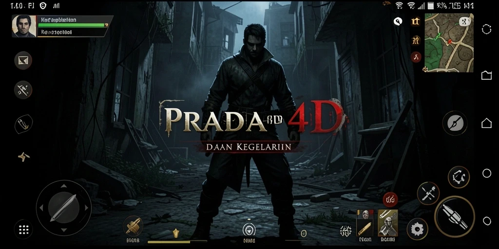 Tampilan gameplay menakutkan dalam PRADA4D yang menghadirkan suasana Horror mendalam.