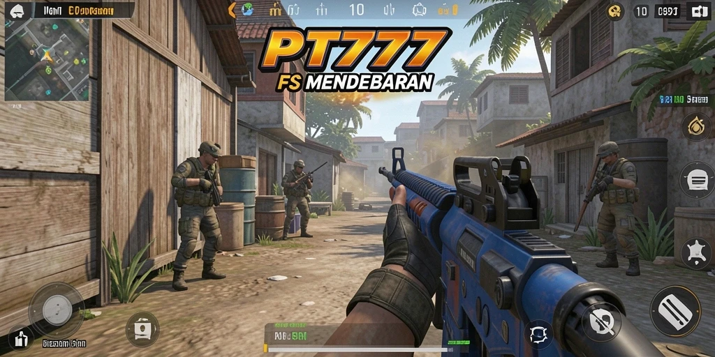 Gameplay seru PT777 yang menampilkan aksi tembak-menembak.