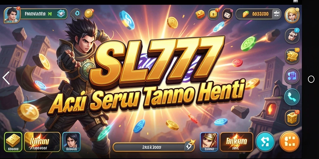 Tangkapan layar utama menunjukkan aksi epik dari SL777 dengan pertarungan seru.