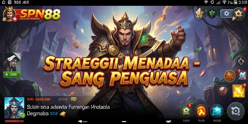 Tampilan gameplay seru dan strategis dalam SPN88.