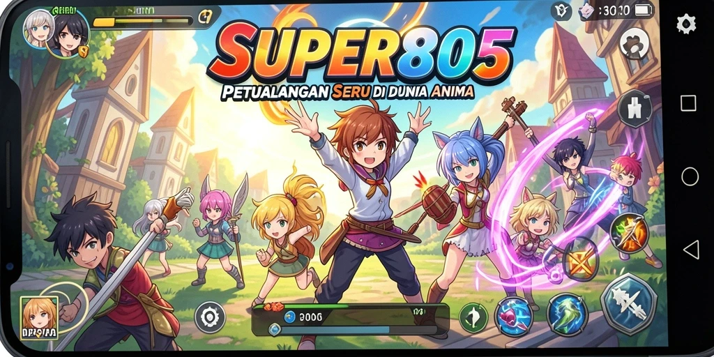 Menampilkan aksi seru di dunia anime layaknya film.