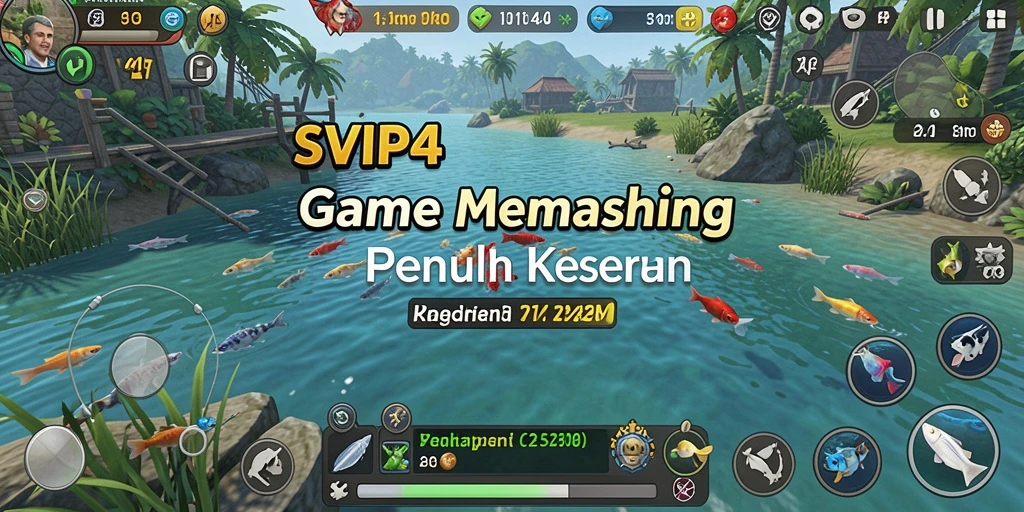Gameplay SVIP4 yang memikat dengan pengalaman memancing seru.