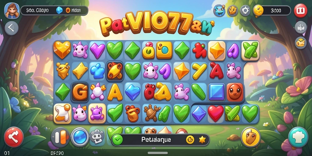 Tampilan seru dan penuh warna dari gameplay VIO77.