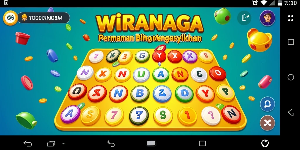 Tampilan gameplay seru di WIRANAGA yang menampilkan Bingo.